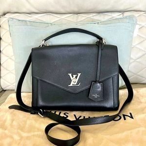 Authentic Louis Vuitton leather bag.
